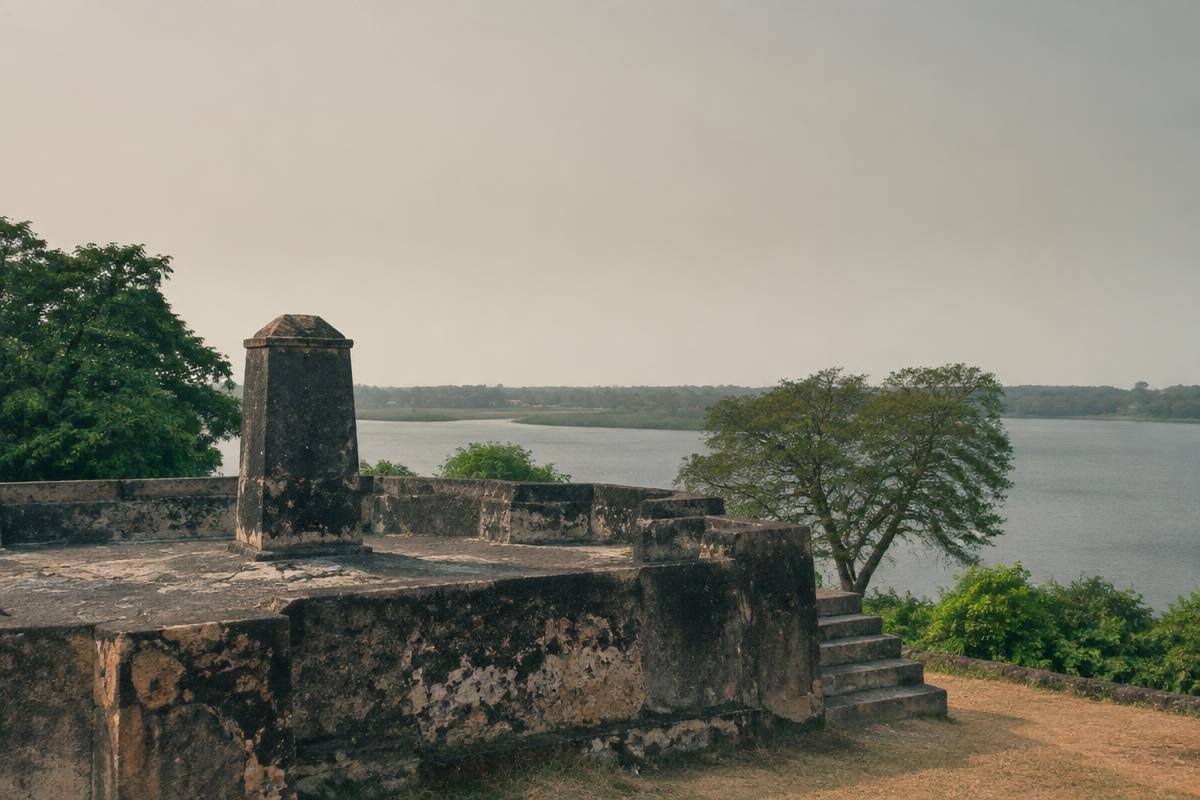 A quiet coastal heritage site in Ghana, photographed with restraint and respect